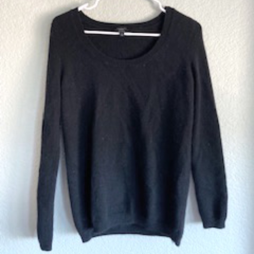 Talbots Black Cashmere Sweater